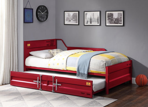 Cargo Red Daybed & Trundle (Twin Size) image