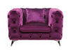 Atronia Purple Fabric Chair image