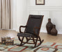 Triton Espresso PU & Walnut Rocking Chair image