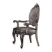 Versailles Silver PU & Antique Platinum Arm Chair image