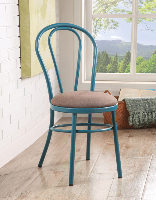 Jakia Fabric & Teal Side Chair image