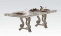 Acme Ragenardus Rectangular Dining Table in Antique White 61280 image