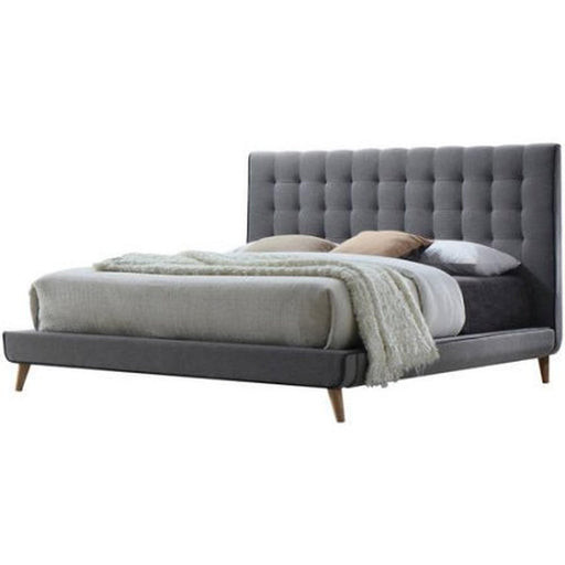 Acme Valda King Upholstered Bed in Gray 24517EK image