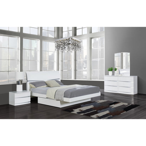 Aurora White King 5-Piece Bedroom Set image