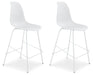 Forestead White Counter Height Bar Stool image