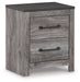 Bronyan Dark Gray Nightstand image