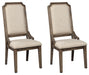 Wyndahl - Dining Uph Side Chair (2/cn) - Framed Back image