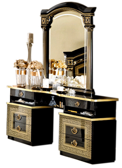 Aida Black/Gold Vanity dresser SET Aida Black/Gold Vanity dresser SET