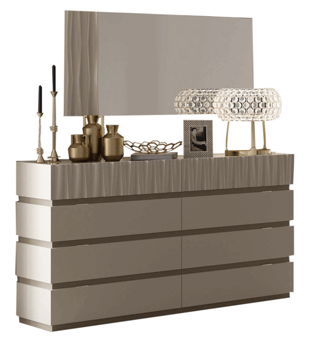 Marina Dresser/mirror Taupe SET
