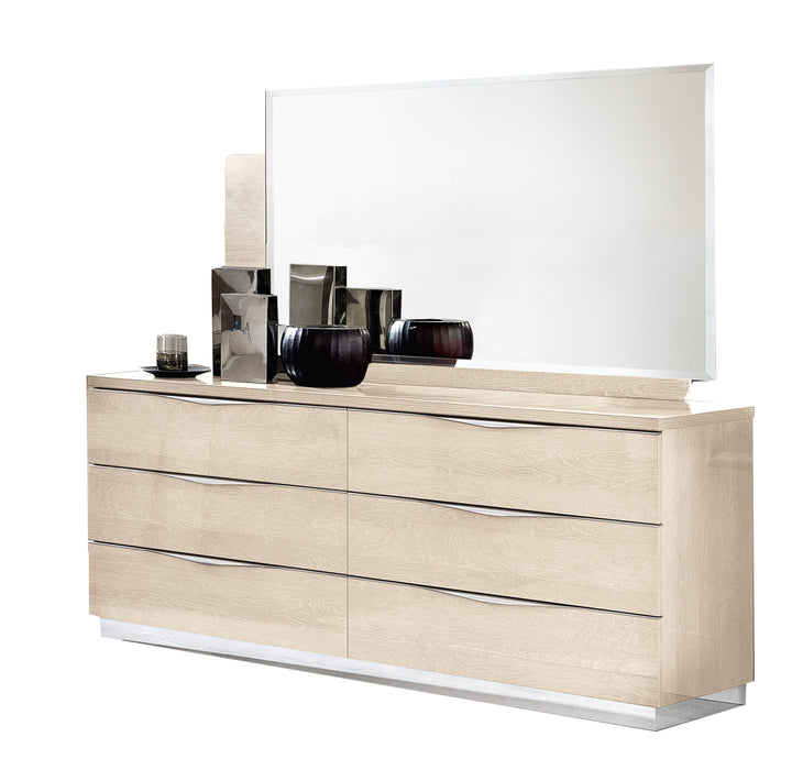 Platinum LEGNO Double Dresser/Single Dresser/Mirror IVORY SET Platinum LEGNO Double Dresser/Single Dresser/Mirror IVORY SET