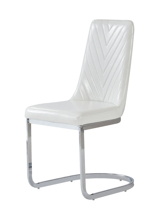 White Set Of 2 Dining Chairs D1067DC-WH image