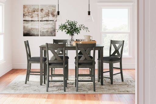 Caitbrook Counter Height Dining Table and Bar Stools (Set of 7) image