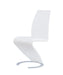 White Set Of 2 Dining Chairs D9002DC-WH (M) image