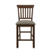 Homelegance Schleiger Counter Height Chair in Dark Brown (Set of 2) image