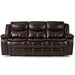 Homelegance Furniture Bastrop Double Reclining Sofa in Brown 8230BRW-3 image