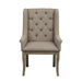 Homelegance Vermillion Arm Chair in Gray (Set of 2) image