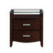 Homelegance Lyric 2 Drawer Nightstand in Dark Espresso 1737NC-4 image