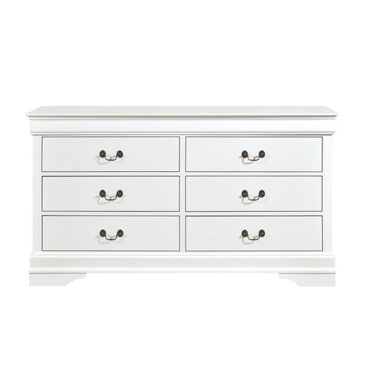 Homelegance Mayville 6 Drawer Dresser in White 2147W-5 image
