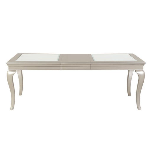 Homelegance Crawford Dining Table in Silver 5546-84 image