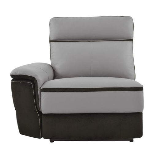 Homelegance Furniture Laertes Power LSF Reclining Chair in Taupe Gray 8318-LRPW image
