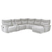 Homelegance Furniture Tesoro 6pc Sectional w/ Right Chaise in Mist Gray image