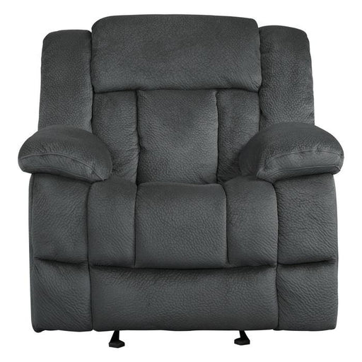 Homelegance Furniture Laurelton Glider Reclining Chair in Charcoal 9636CC-1 image