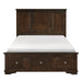 Homelegance Eunice Queen Platform Bed with Footboard Storage in Espresso 1844DC-1* image