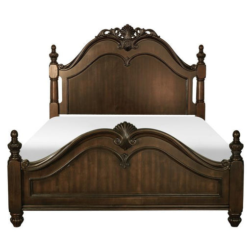 Homelegance Mont Belvieu Queen Panel Bed in Dark Cherry 1869-1* image