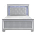 Homelegance Allura Queen Panel Bed in Silver 1916-1* image