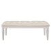 Homelegance Allura Bed Bench in White 1916W-FBH image