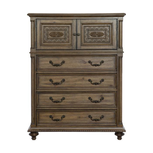 Homelegance Furniture Rachelle 4 Drawer Chest in Weathered Pecan 1693-9 image