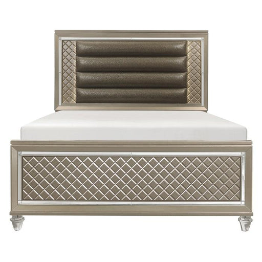 Homelegance Furniture Youth Loudon Full Platform Bed in Champagne Metallic B1515F-1* image