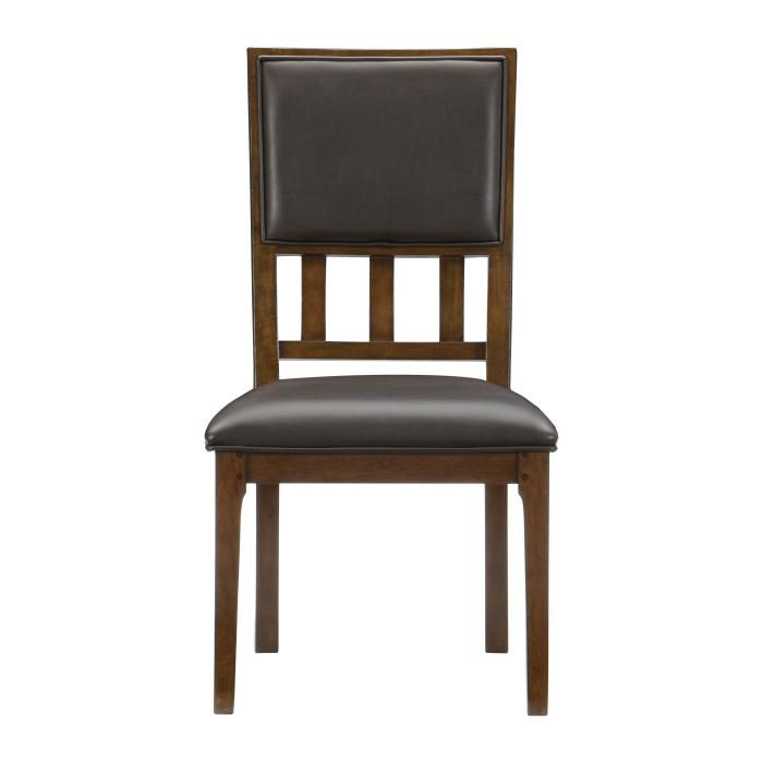 Homelegance Frazier Park Side Chair in Dark Cherry (Set of 2) image
