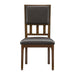 Homelegance Frazier Park Side Chair in Dark Cherry (Set of 2) image