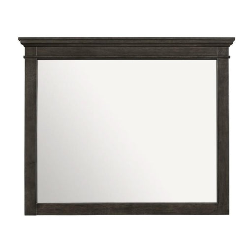 Homelegance Blaire Farm Mirror in Saddle Brown Wood 1675-6 image