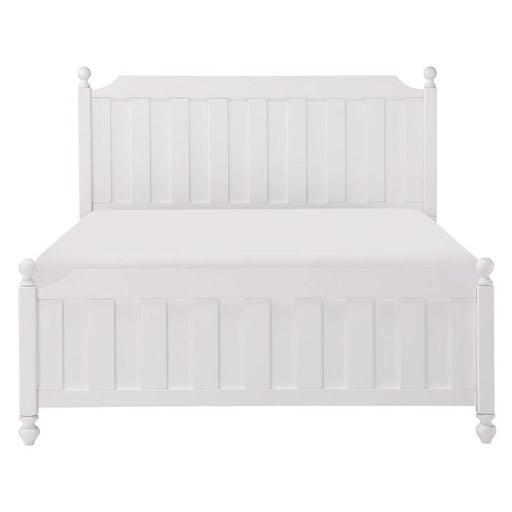 Homelegance Wellsummer Full Panel Bed in White 1803WF-1* image