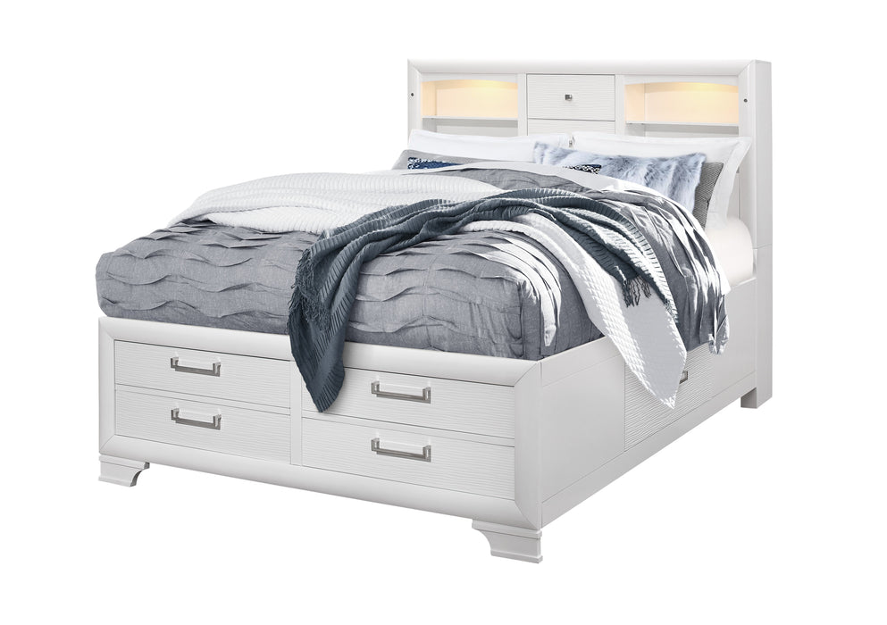 Jordyn White Full Bed image