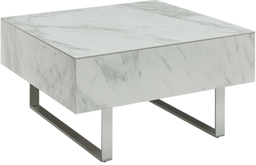 1498 White marble Coffee Table SET