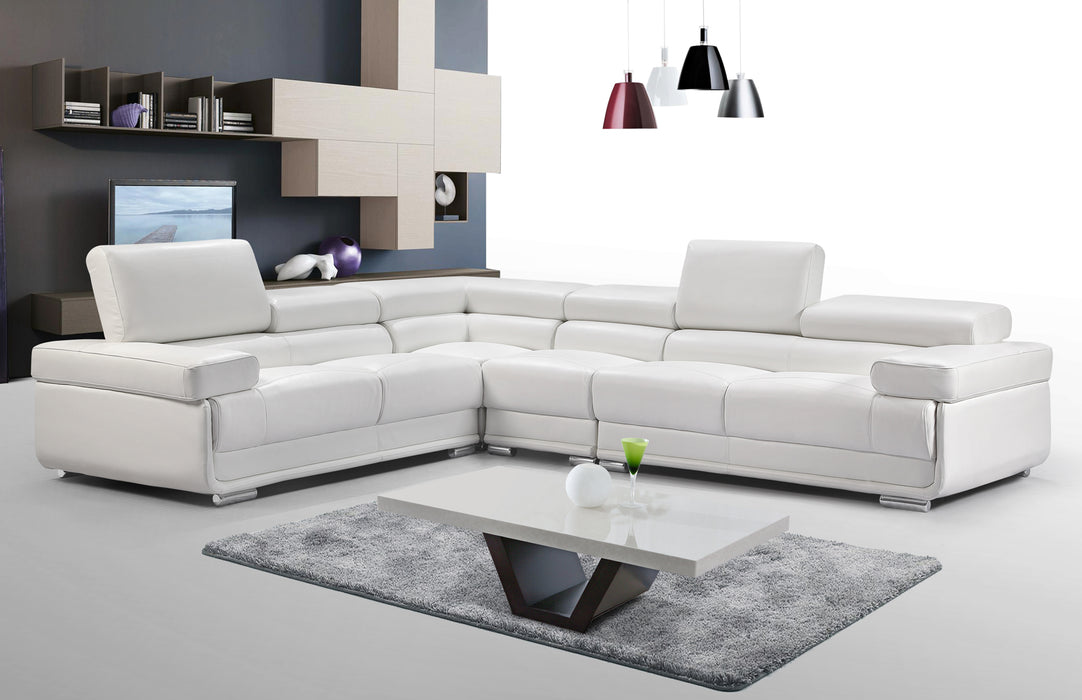 2119 Sectional White SET