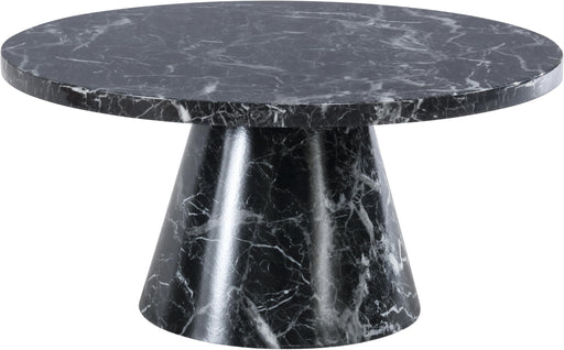 Omni Black Faux Marble Coffee Table image