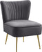Tess Grey Velvet Accent Chair image
