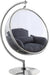 Luna Grey Durable Fabric Acrylic Swing Chair image
