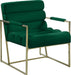 Wayne Green Velvet Accent Chair image