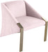 Rivet Pink Velvet Accent Chair image