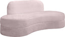 Mitzy Pink Velvet Sofa image