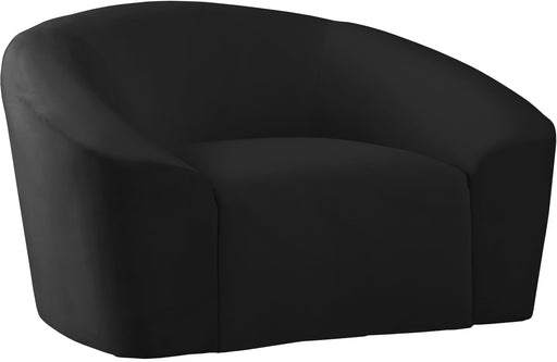 Riley Black Velvet Chair image