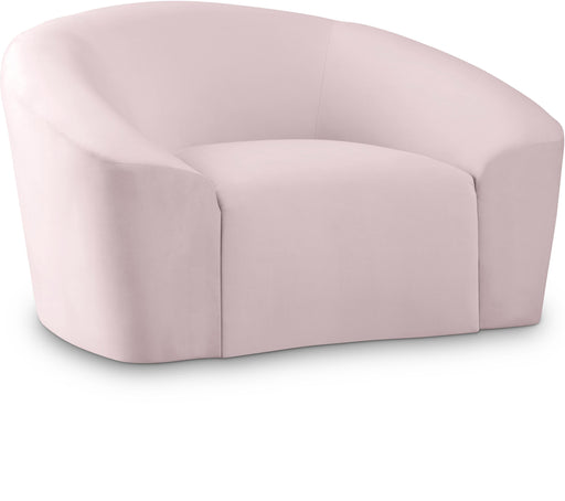 Riley Pink Velvet Chair image