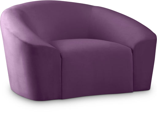 Riley Purple Velvet Chair image