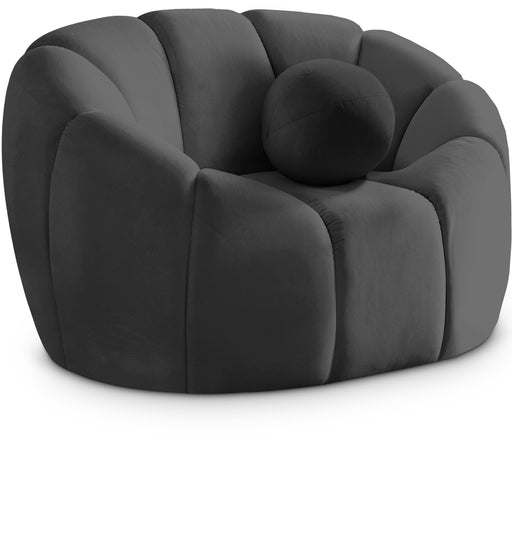 Elijah Grey Velvet Chair image