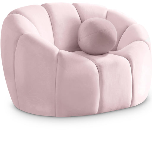 Elijah Pink Velvet Chair image